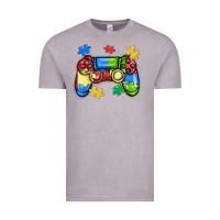 Vintage Zinc autism awareness video game controller Vintage Tee - MaliasSmallBusiness