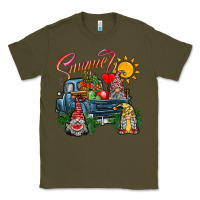 Army Green summer gnomes  truck Classic Tee - CowhideDigitalArt