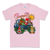 Bubblegum Pink summer gnomes  truck Classic Tee - CowhideDigitalArt