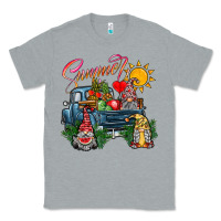 Heather Grey summer gnomes  truck Classic Tee - CowhideDigitalArt