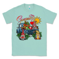 Seafoam summer gnomes  truck Classic Tee - CowhideDigitalArt