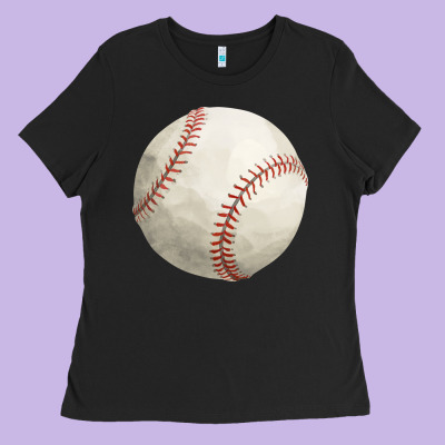 Baseball Fa Element Ladies Tee Designed By Fadigitalartstudio