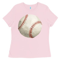 Bubblegum Pink baseball fa element Ladies Tee - FaDigitalArtStudio