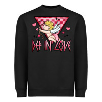 Black def in love Heavyweight Sweatshirt - MaliasSmallBusiness