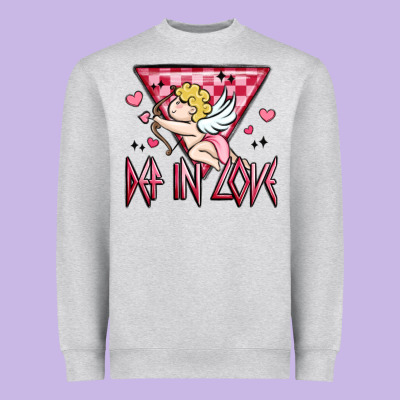 Def In Love Heavyweight Sweatshirt Designed By Maliassmallbusiness