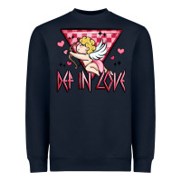 Navy def in love Heavyweight Sweatshirt - MaliasSmallBusiness