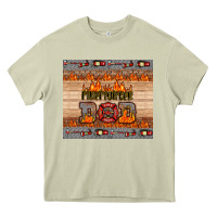 Firefighter Dad Heavy Core Tee | Teevron