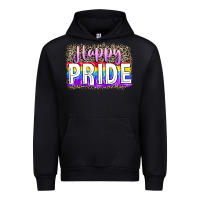 Black Happy pride Urban Hoodie - FaDigitalArtStudio
