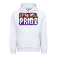 White Happy pride Urban Hoodie - FaDigitalArtStudio