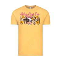 Vintage Mustard holy cow i'm mom Vintage Tee - MaliasSmallBusiness