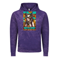 Cloud Purple western pig garden Vintage Hoodie - LillyAllenDesigns