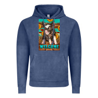 Vintage Denim western pig garden Vintage Hoodie - LillyAllenDesigns