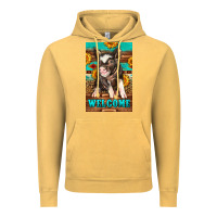 Vintage Mustard western pig garden Vintage Hoodie - LillyAllenDesigns