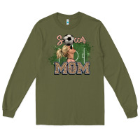 Army Green soccer mom Long Sleeve Tee - NancyCooperArtShop
