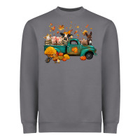 Storm fall farm animals truck nancy Heavyweight Sweatshirt - NancyCooperArtShop