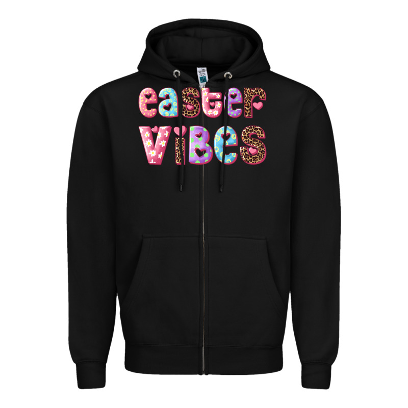Easter Vibes Zipper Hoodie by RanaPortraitStore | Teevron
