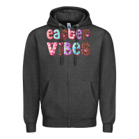 Charcoal Heather Easter vibes Zipper Hoodie - RanaPortraitStore