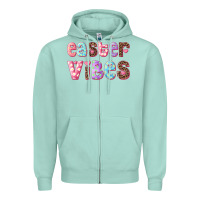 Seafoam Easter vibes Zipper Hoodie - RanaPortraitStore