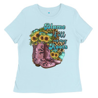 Blame It All On My Roots Ladies Tee | Teevron