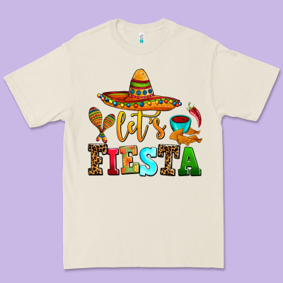 Let's Fiesta Premium Tee Designed By Adodesignshop