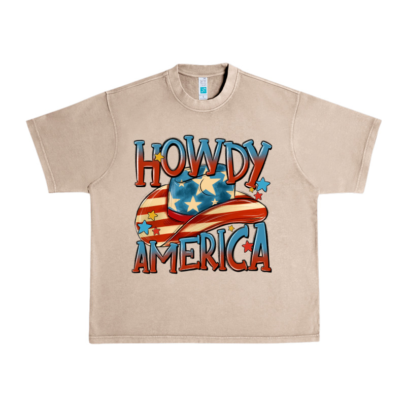 Howdy America Urban Heavy Tee by MaliasSmallBusiness | Teevron