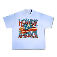 Grape Ice howdy america Urban Heavy Tee - MaliasSmallBusiness