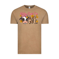 Vintage Coffee holy cow i'm one Vintage Tee - MaliasSmallBusiness