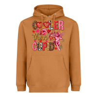 Meerkat Cooler than Cupid Valentine's Day Heavyweight Hoodie - HowdyJamesFarm