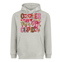 Moon Dust Cooler than Cupid Valentine's Day Heavyweight Hoodie - HowdyJamesFarm
