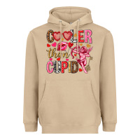 Mushroom Cooler than Cupid Valentine's Day Heavyweight Hoodie - HowdyJamesFarm