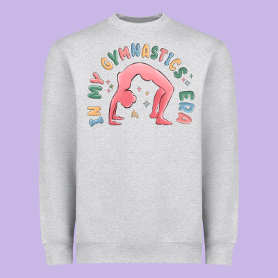 In My Gymnastics Era Shinning Heavyweight Sweatshirt Designed By Maliassmallbusiness