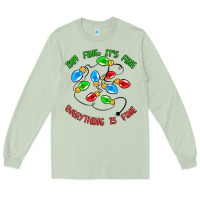 Matcha i'm fine it's fine everything is fine Long Sleeve Tee - MaliasSmallBusiness