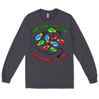 Smoke i'm fine it's fine everything is fine Long Sleeve Tee - MaliasSmallBusiness