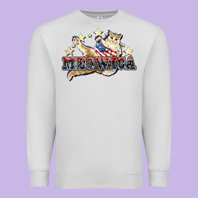 Meowica Cat 4th Of July Premium Sweatshirt Designed By Howdyjamesfarm
