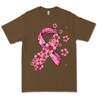 Cacao pink cancer ribbon Premium Tee - AdoDesignShop