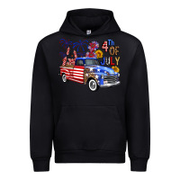 Black Western Truck Fourth Of July America Urban Hoodie - FaDigitalArtStudio