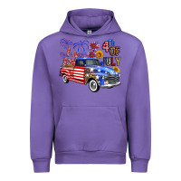 Tulip Western Truck Fourth Of July America Urban Hoodie - FaDigitalArtStudio
