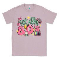 Lilac totally 80s retro vintage Classic Tee - MaliasSmallBusiness