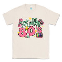 Natural totally 80s retro vintage Classic Tee - MaliasSmallBusiness