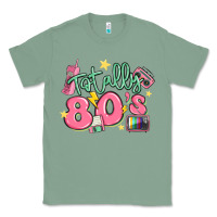 Sage totally 80s retro vintage Classic Tee - MaliasSmallBusiness