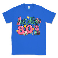 True Royal totally 80s retro vintage Classic Tee - MaliasSmallBusiness