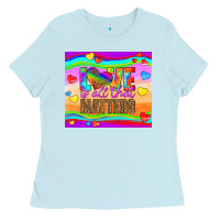 Baby Blue love is all that matters Ladies Tee - HRA Design Shop