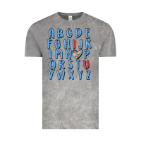 Cloud Rock alphabet autism awareness Vintage Tee - MaliasSmallBusiness