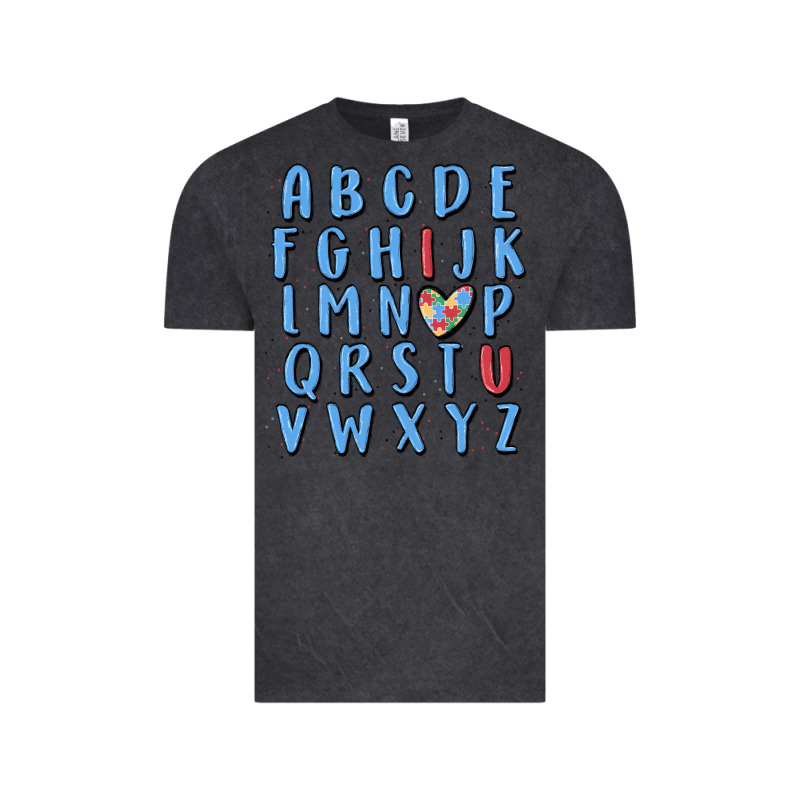 Alphabet Autism Awareness Vintage Tee by MaliasSmallBusiness | Teevron