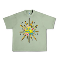 Oil Green here comes the sun Urban Heavy Tee - MaliasSmallBusiness