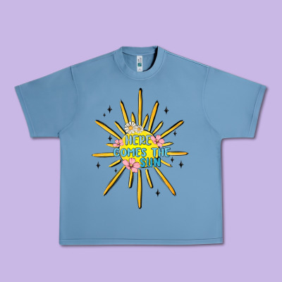 Here Comes The Sun Urban Heavy Tee Designed By Maliassmallbusiness