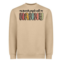 Mushroom my favorite people call me nanny Heavyweight Sweatshirt - MaliasSmallBusiness