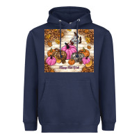 Navy happy fall y'all cowgirl Heavyweight Hoodie - TumblerDesignByShophia
