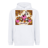 White happy fall y'all cowgirl Heavyweight Hoodie - TumblerDesignByShophia