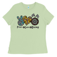 Matcha peace love racing Ladies Tee - CowhideDigitalArt